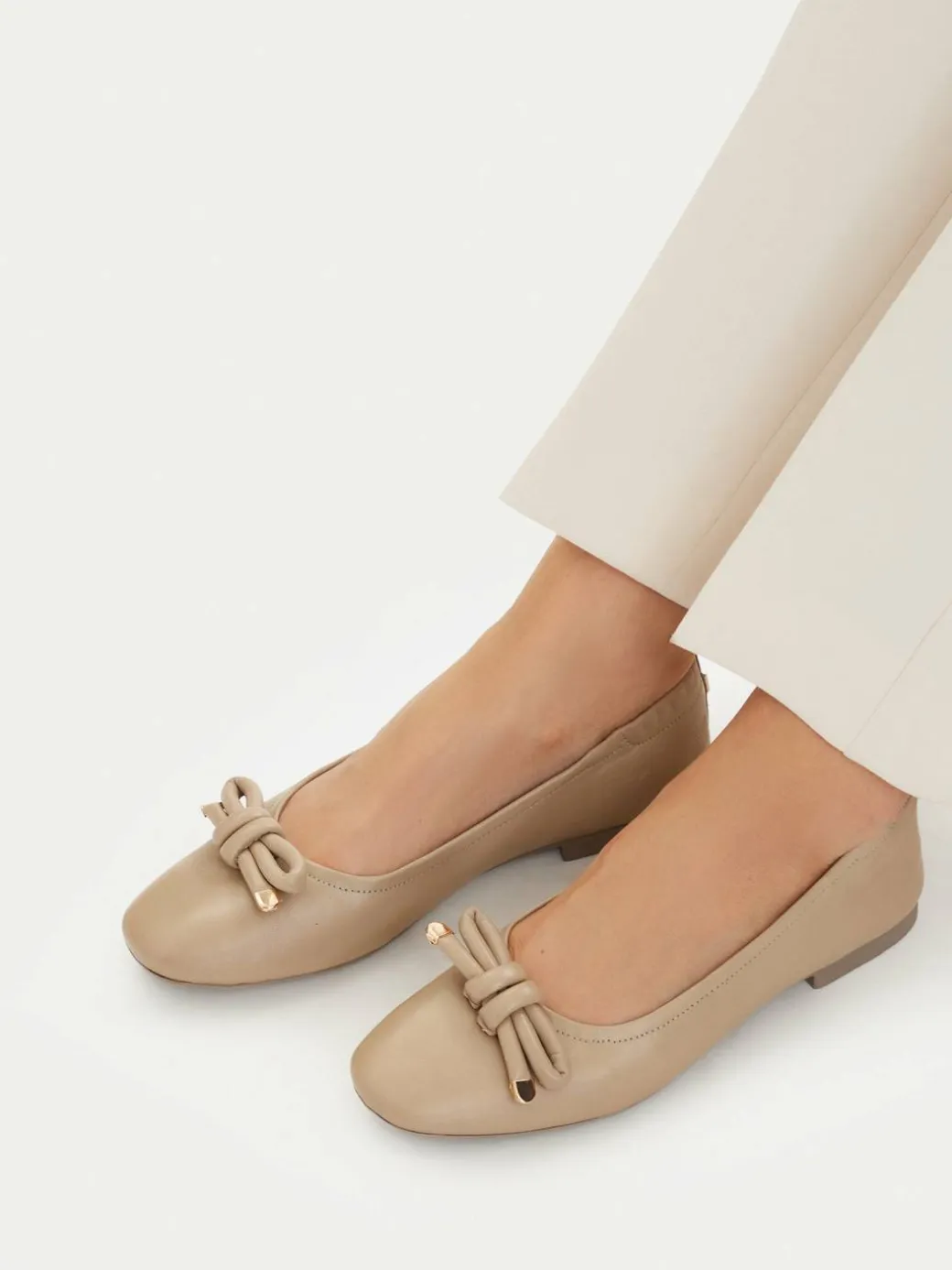 Ballerine EO-OXANA001W/6L1 Beige chiaro