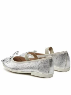 Ballerine Jr Plie' J4555D 00044 C1007 M Argento