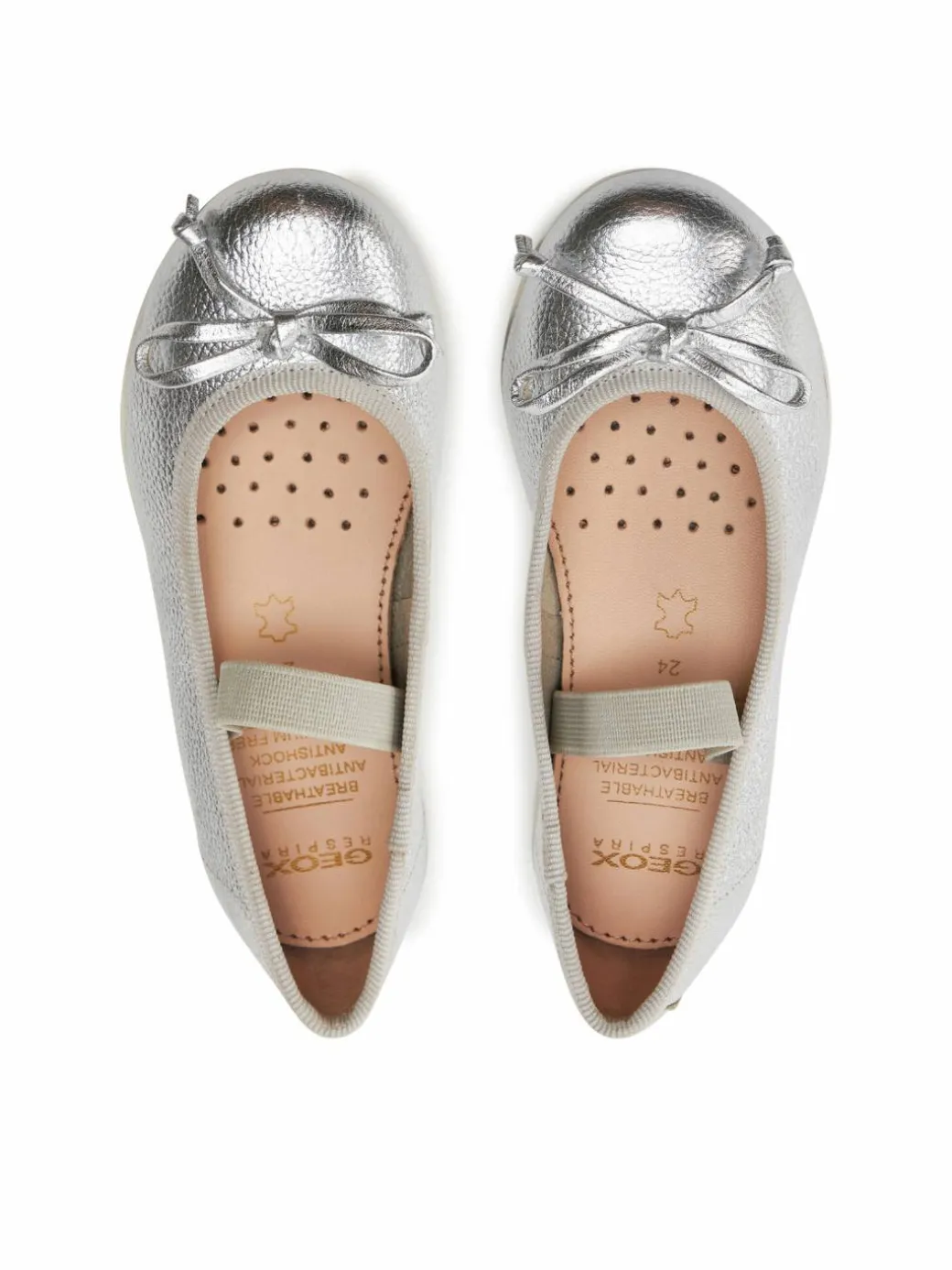 Ballerine Jr Plie' J4555D 00044 C1007 M Argento