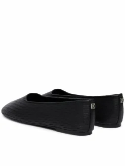 Ballerine Oblique Ballerina Cut Lth HW0HW03033 Nero