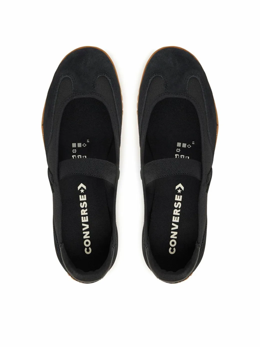 Ballerine Run Star Trainer Ballet Flat A16251C Nero