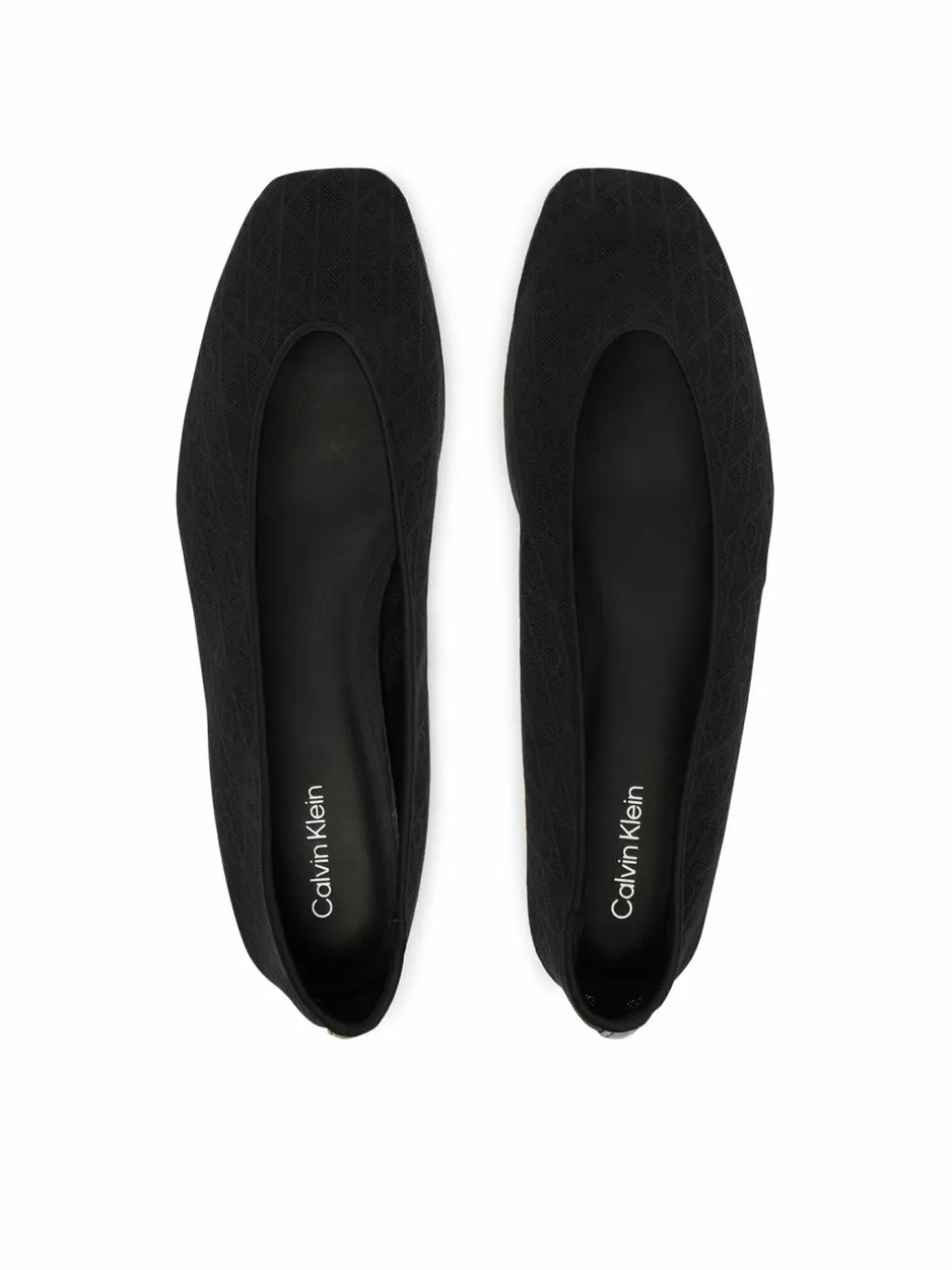 Ballerine Square Ballerina Aop Mesh HW0HW02937 Nero