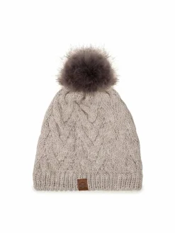 Berretto Knitted & Fleece Hat 123515.014.10.00 Beige