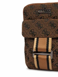 Borsa porta telefono HMBOST P6142 Marrone