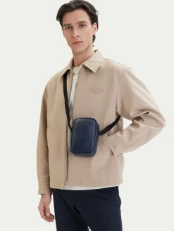Borsellino Bold Ck Slim Reporter LV04D3279G Blu scuro