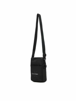 Borsellino Bold Logo Nylon Slim Reporter LV04D3231G Nero