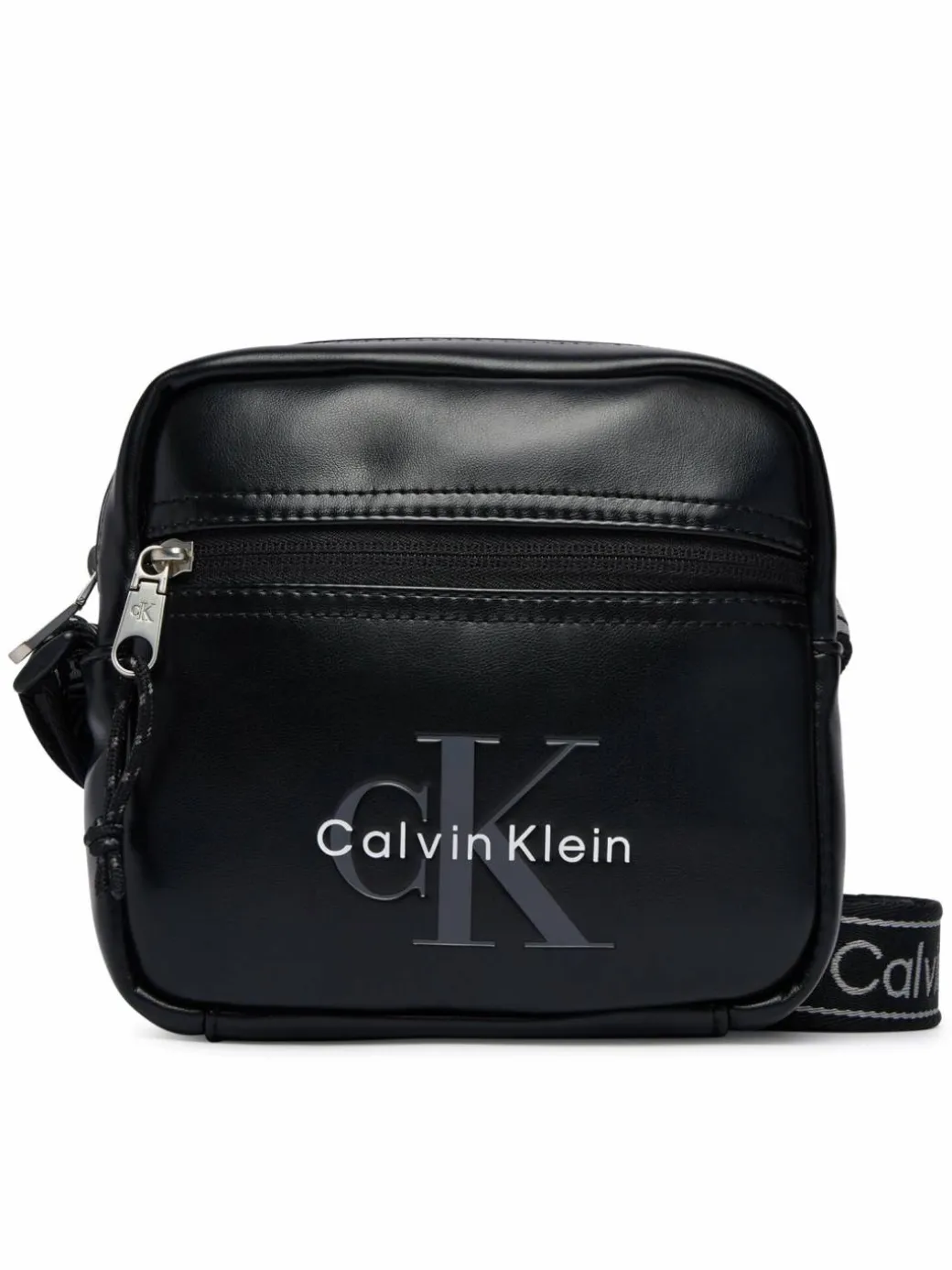 Borsellino Bold Logo Webbing Square Crossbo LV04D3445G Nero