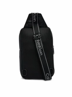 Borsellino Bold Logo Webbing Sling LV04D3449G Nero