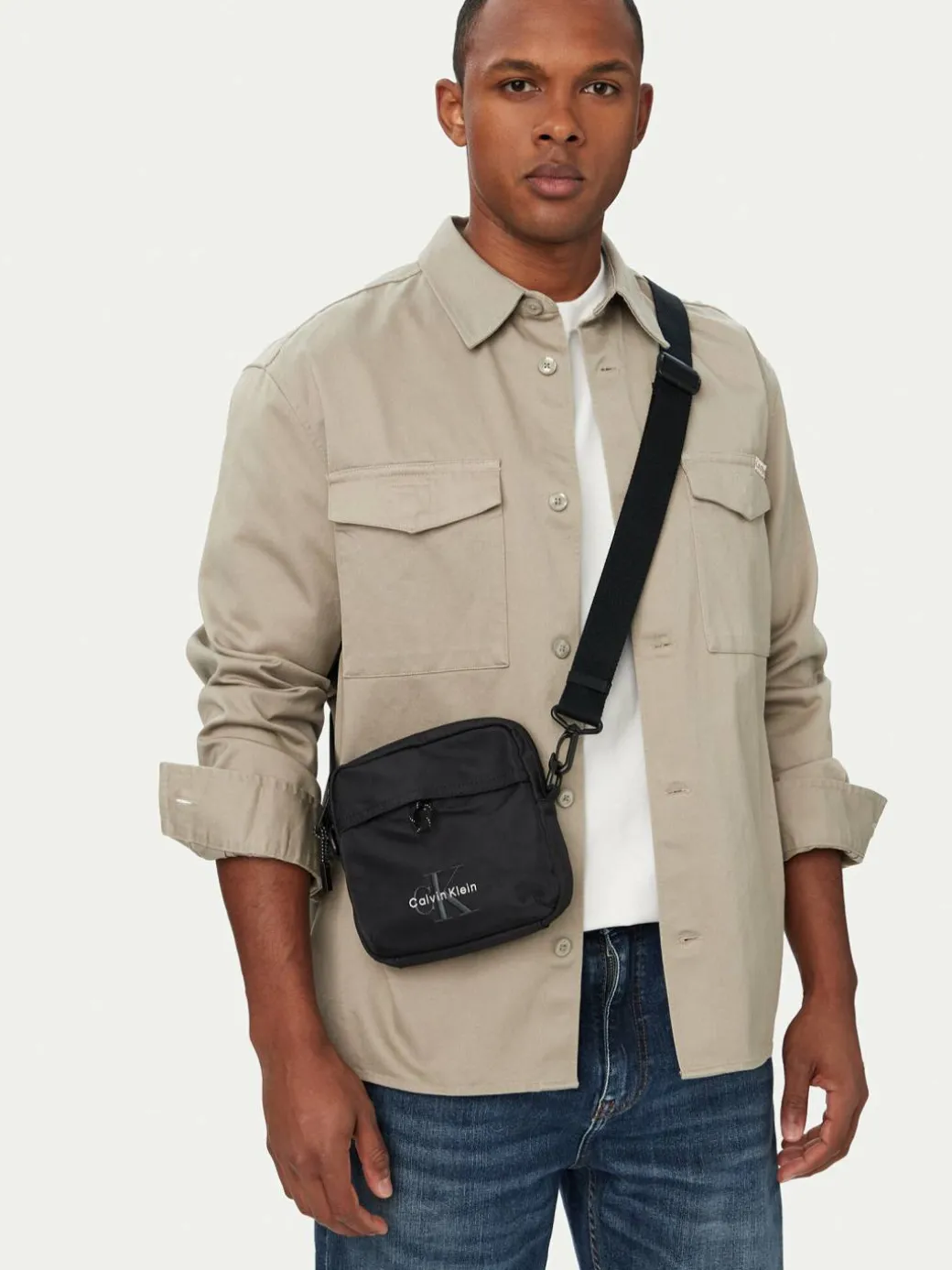 Borsellino Bold Square Crossbody LV04D3454G Nero