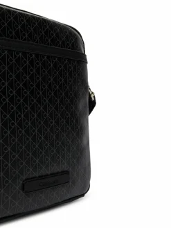 Borsellino Emblem Aop Coated Slim Reporter LV04D3334G Nero