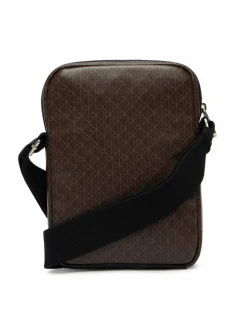 Borsellino Emblem Aop Coated Slim Reporter LV04D3334G Marrone