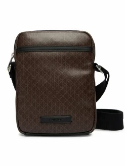 Borsellino Emblem Aop Coated Slim Reporter LV04D3334G Marrone