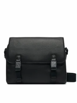 Borsellino Emblem Hw Flap Messenger LV04D3508G Nero