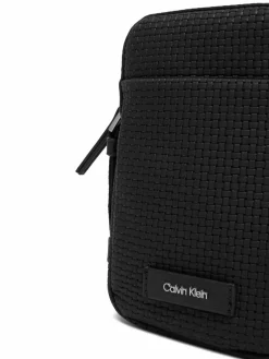 Borsellino Embossed Woven Slim Reporter LV04D3221G Nero