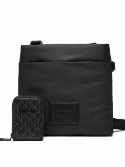 Borsellino Puffer Utility Flatpack LV04D3224G Nero