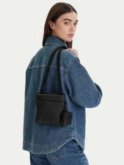 Borsellino Puffer Utility Flatpack LV04D3224G Nero
