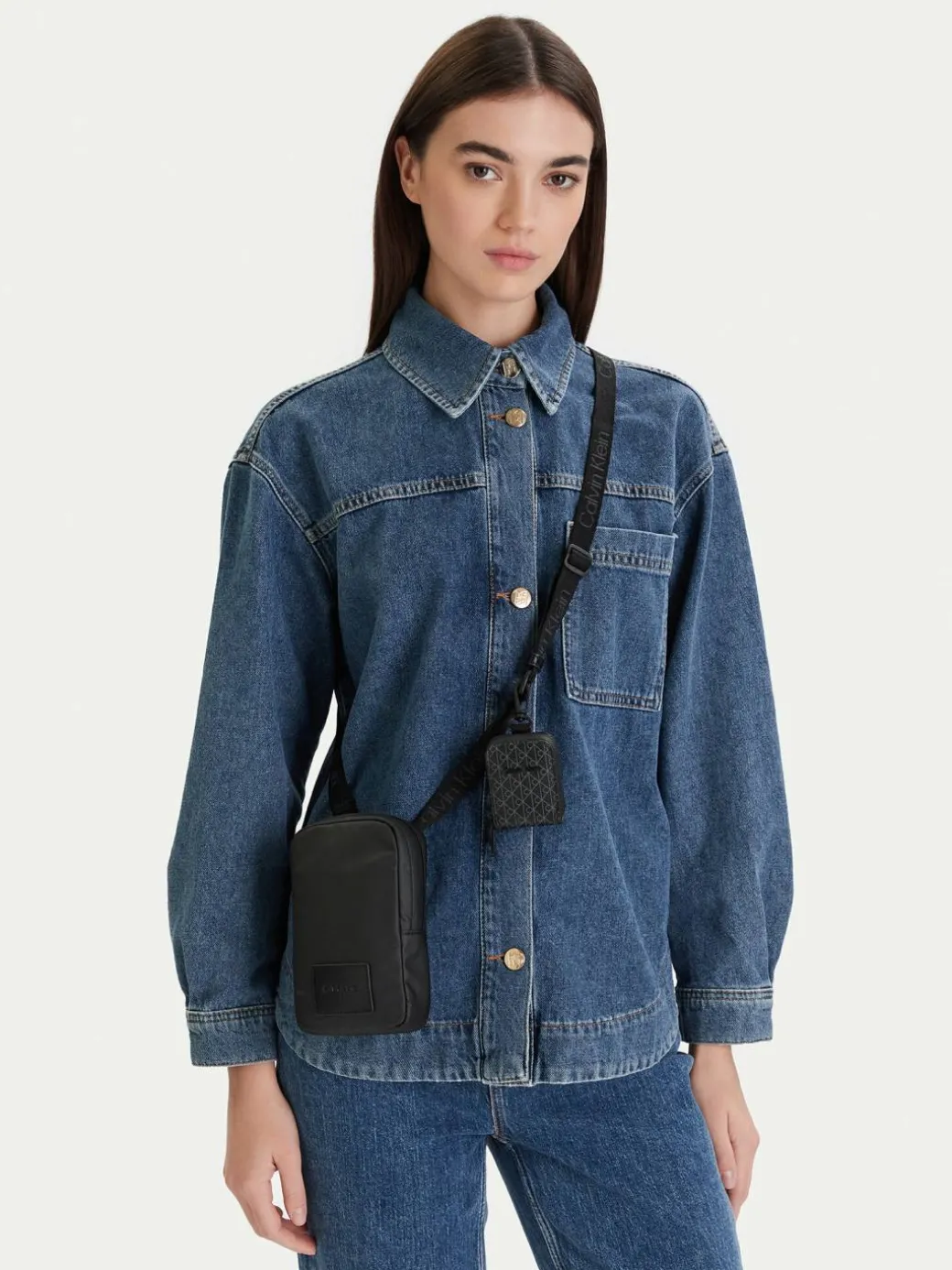 Borsellino Puffer Utility Phone Crossbody LV04D1115G Nero