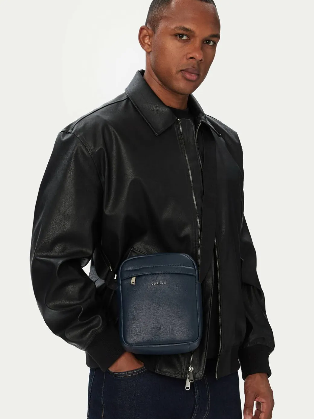 Borsellino Raised Reporter LV04D3160G Blu scuro