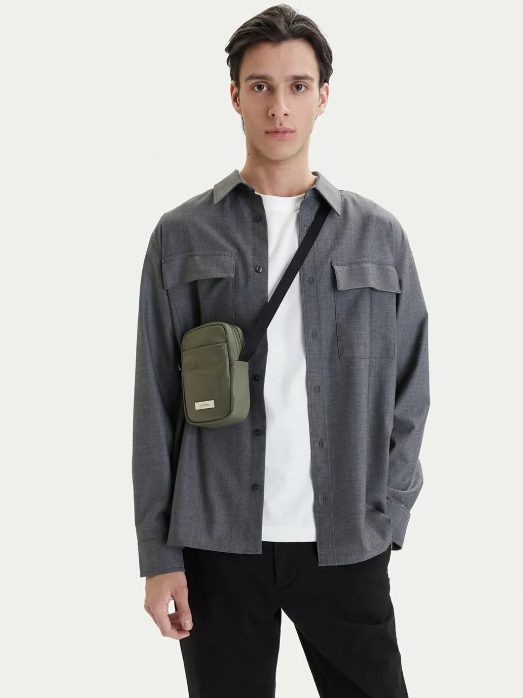 Borsellino Sleek Slim Reporter LV04D3233G Verde