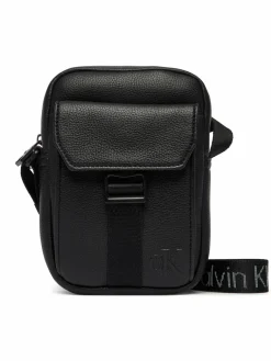 Borsellino Webbing Strap Slim Reporter LV04D3281G Nero