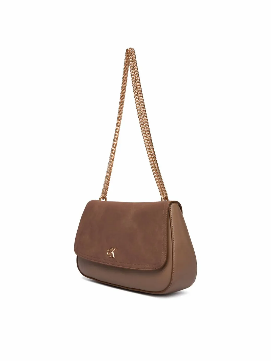 Borsetta Ck Conv Chain Brushed Medium Bag LV04F3407G Beige