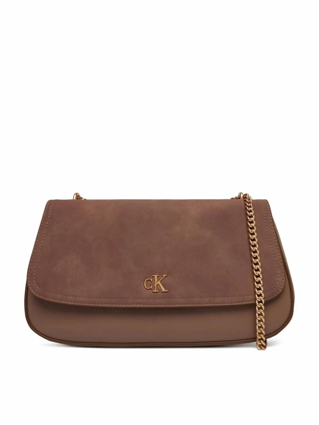 Borsetta Ck Conv Chain Brushed Medium Bag LV04F3407G Beige