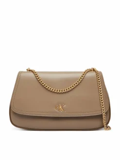 Borsetta Ck Convertible Chain Medium Bag LV04F3171G Beige