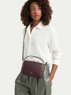 Borsetta Ck Hardware Camera Bag LV04F3678G Bordeaux
