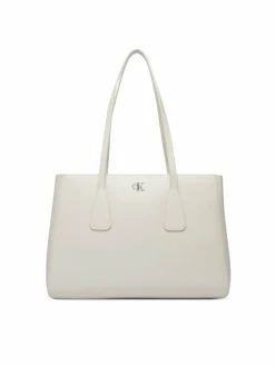 Borsetta Ck Medium Work Tote LV04F3442G Bianco