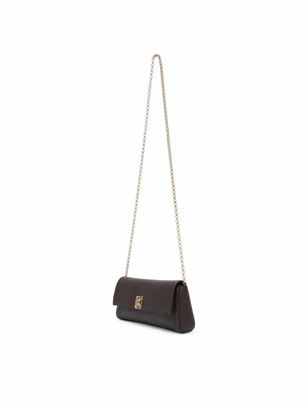 Borsetta Emblem Hw Pebble Clutch LV04F3740G Marrone