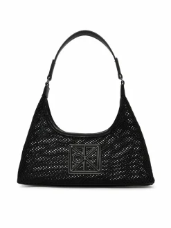 Borsetta Emblem Mesh Shoulder Bag LV04F3381G Nero
