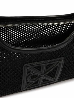 Borsetta Emblem Mesh Shoulder Bag LV04F3381G Nero