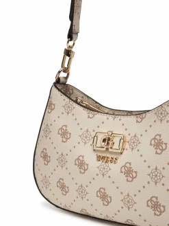 Borsetta Emelie Logo HWGP99 28180 Écru