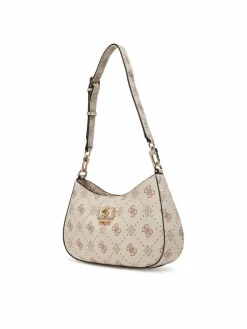 Borsetta Emelie Logo HWGP99 28180 Écru