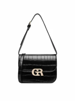 Borsetta EO-LINA-KQ44-CROCCO Nero