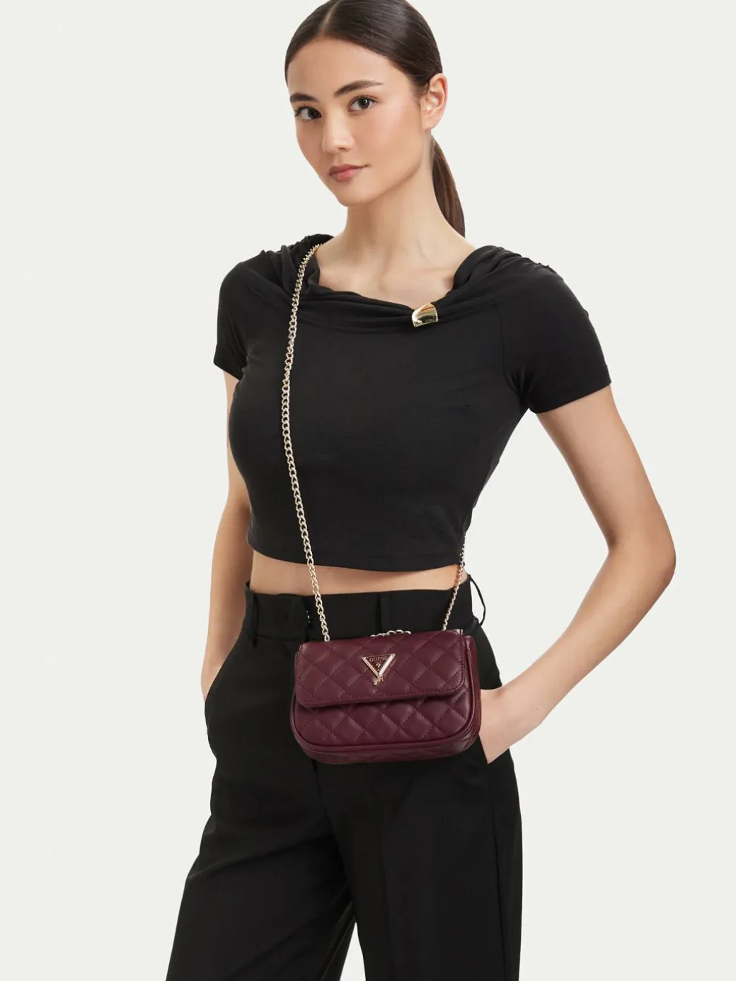 Borsetta J5YZ17 WGT10 Bordeaux