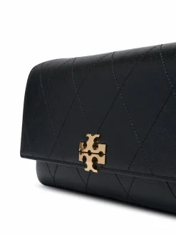 Borsetta Quilted Chain Wallet 186041 Nero