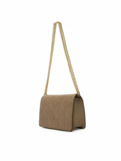 Borsetta Quilted Mini Chain Bag LV04F3321G Beige