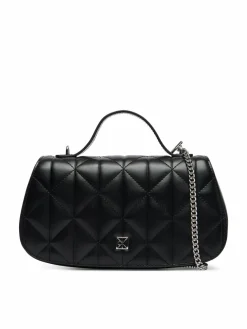Borsetta Quilted Top Handle Chain Bag LV04F3410G Nero