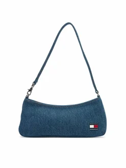 Borsetta Tjw Cool Denim Shoulder Bag AW0AW19157 Blu
