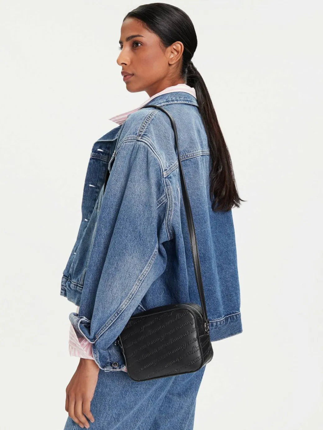 Borsetta Tjw Must Aop Camera Bag AW0AW17865 Nero