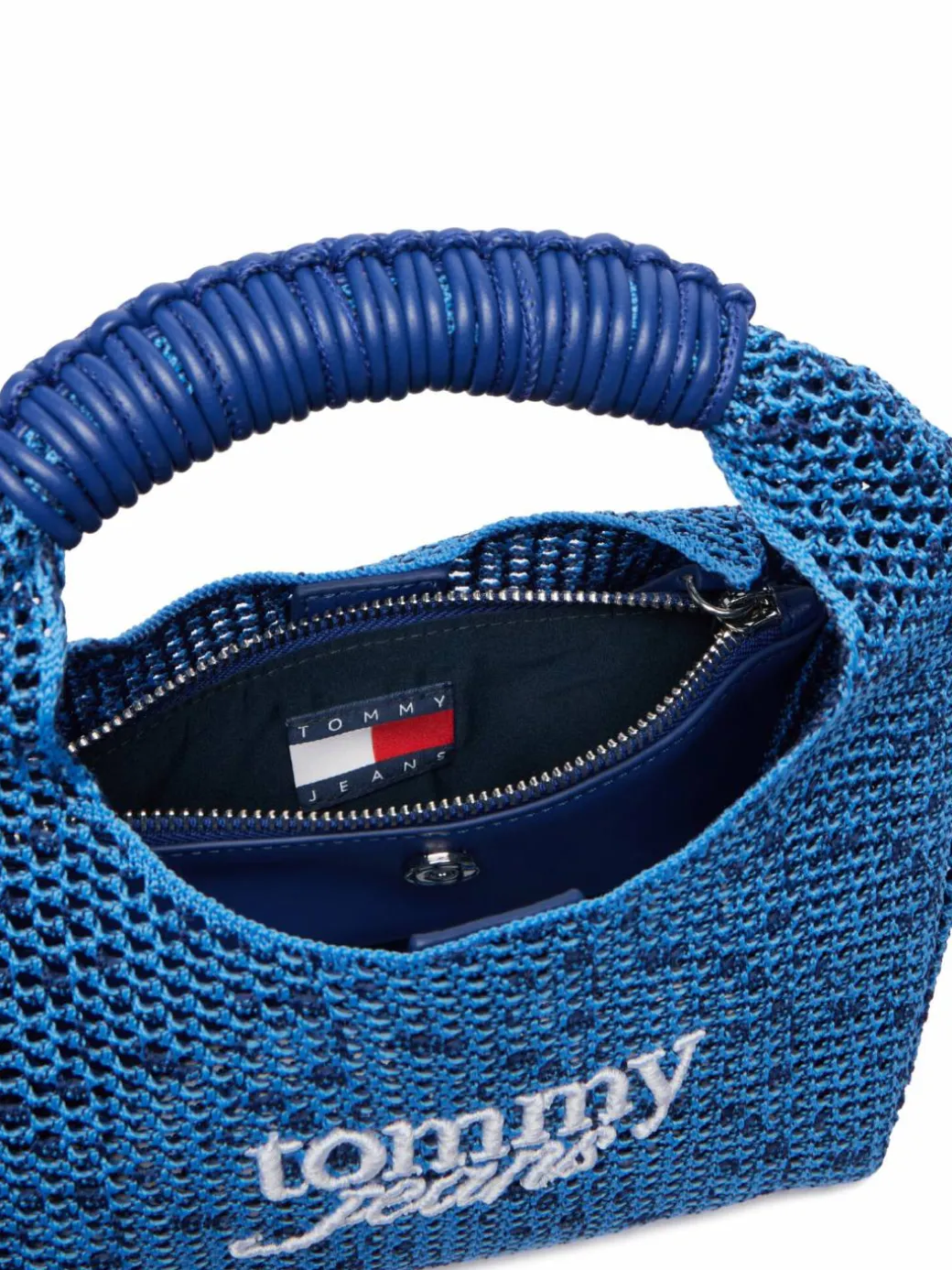 Borsetta Tjw Summer Crochet Crossover AW0AW18779 Blu