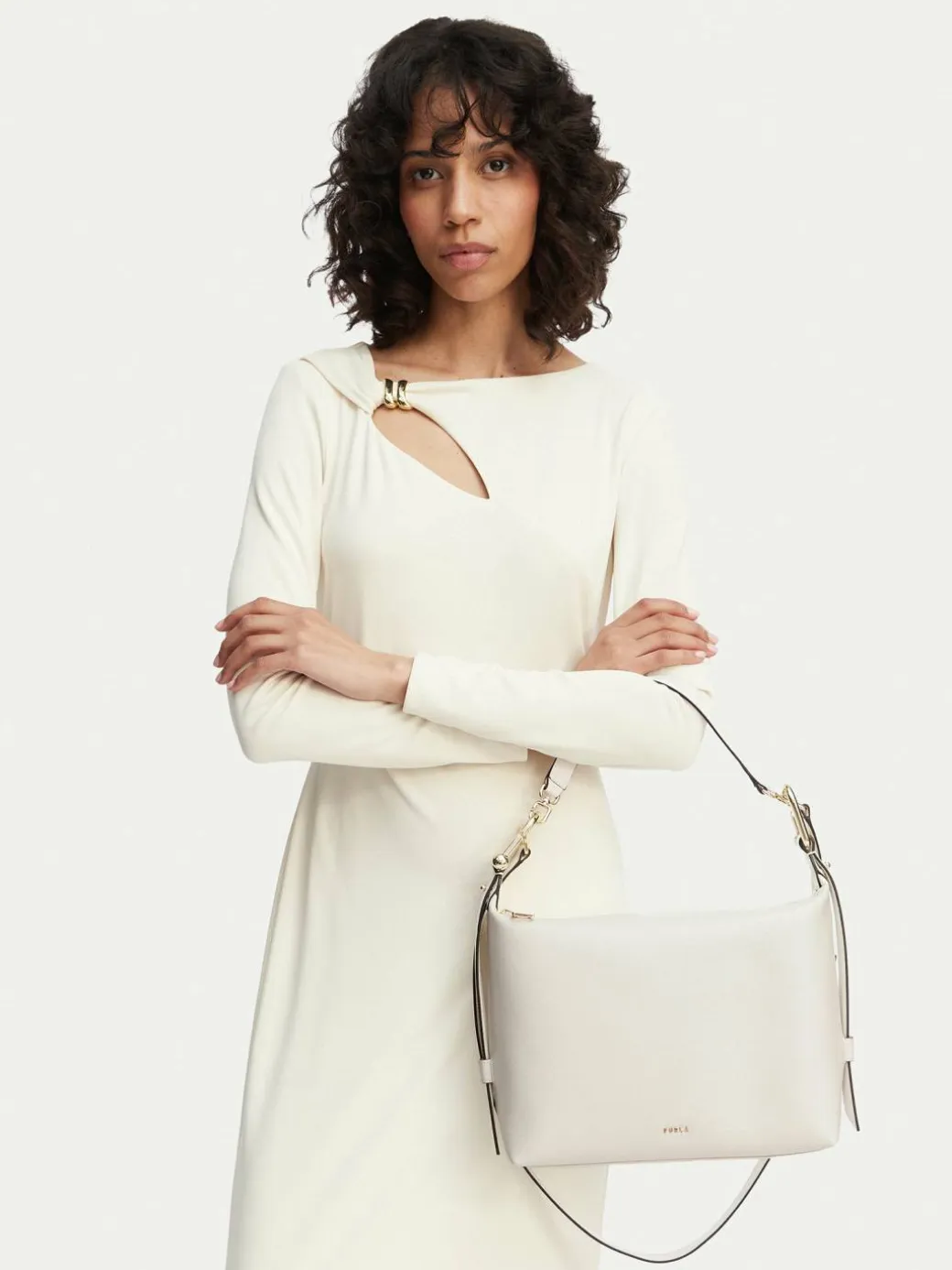 Borsetta Tonie M Hobo WB01964 A.0023 CN 01B00 Bianco