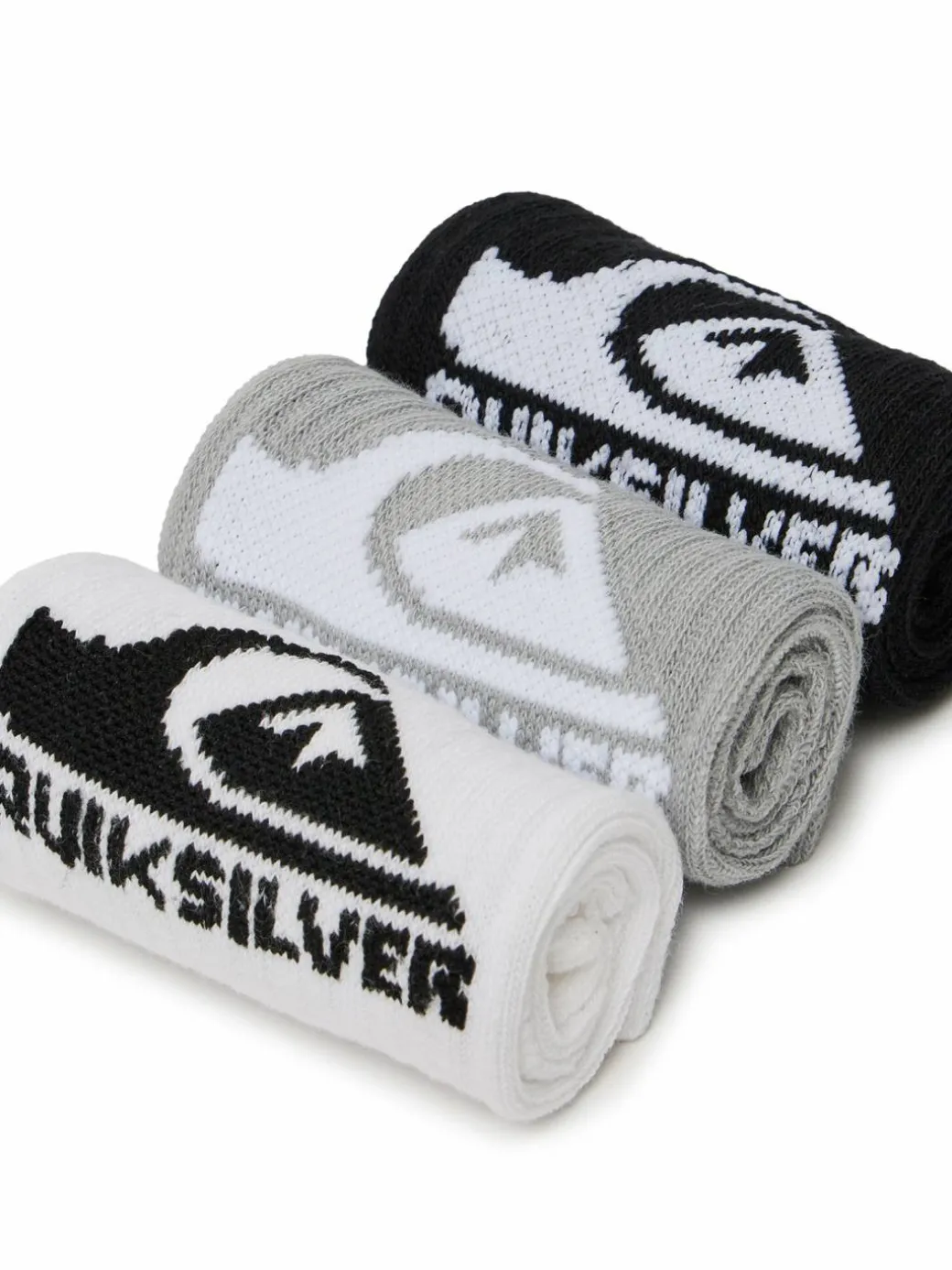 Calzini lunghi AS_QUIKSILVER_101W_SS25 (3-PACK) Bianco