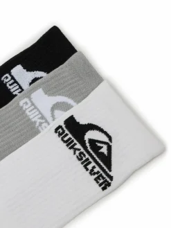 Calzini lunghi AS_QUIKSILVER_101W_SS25 (3-PACK) Bianco