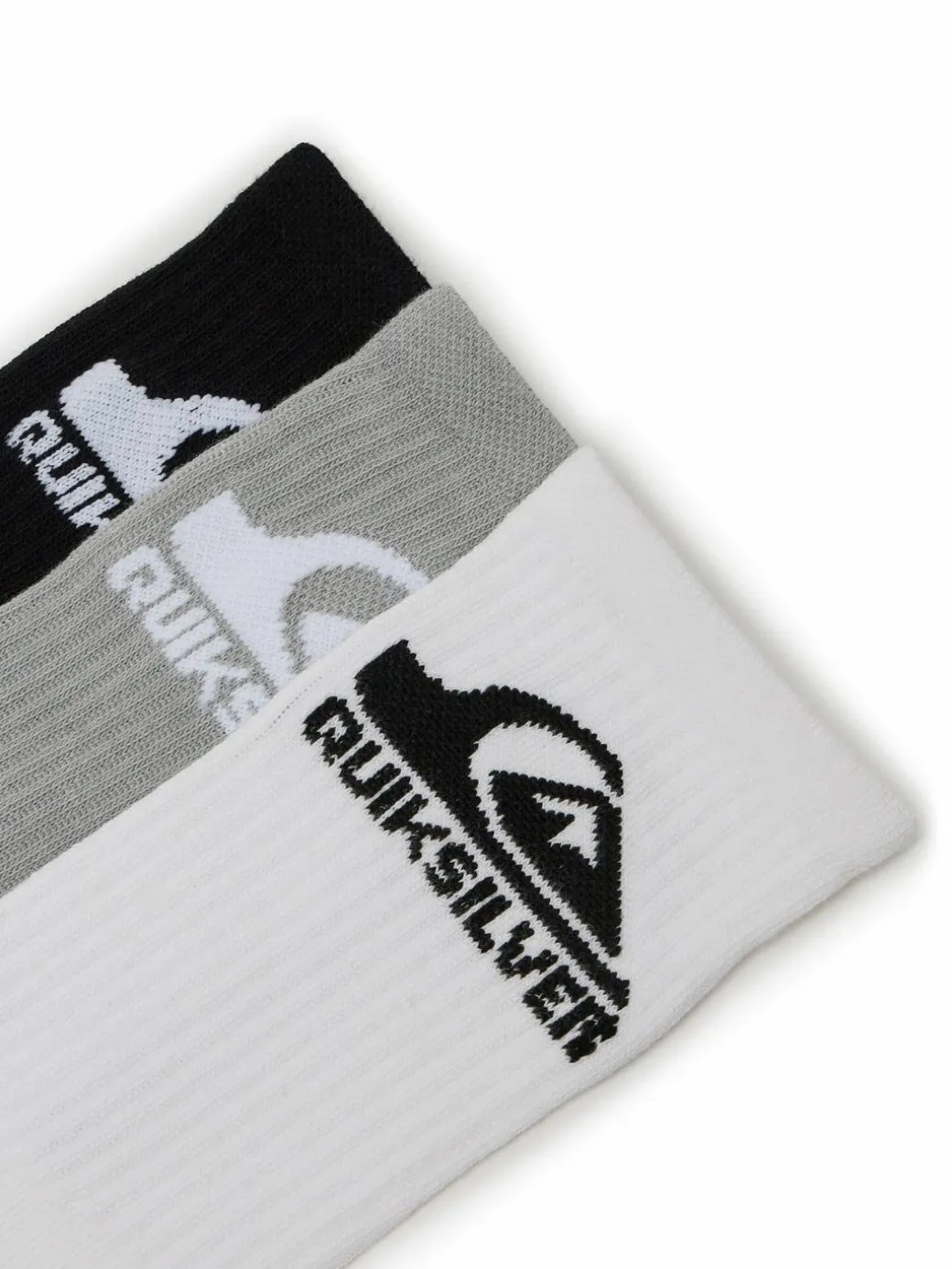 Calzini lunghi AS_QUIKSILVER_101W_SS25 (3-PACK) Bianco