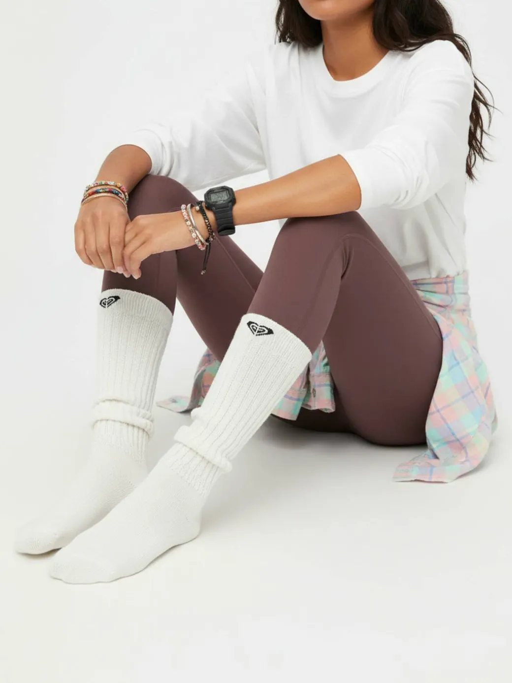Calzini lunghi CEO_AS_ROXY_13P_AW25 (1-PACK) Bianco