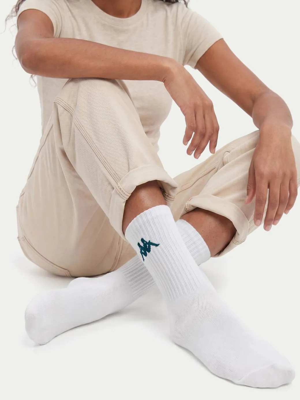 Calzini lunghi CEO_KR_SUPERT_SS26(3-PACK) Bianco