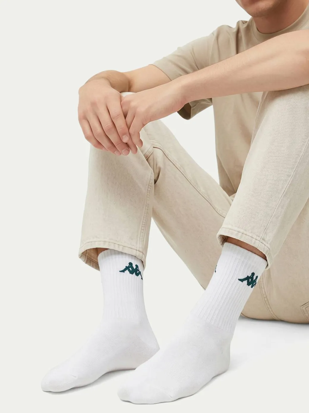 Calzini lunghi CEO_KR_SUPERT_SS26(3-PACK) Bianco