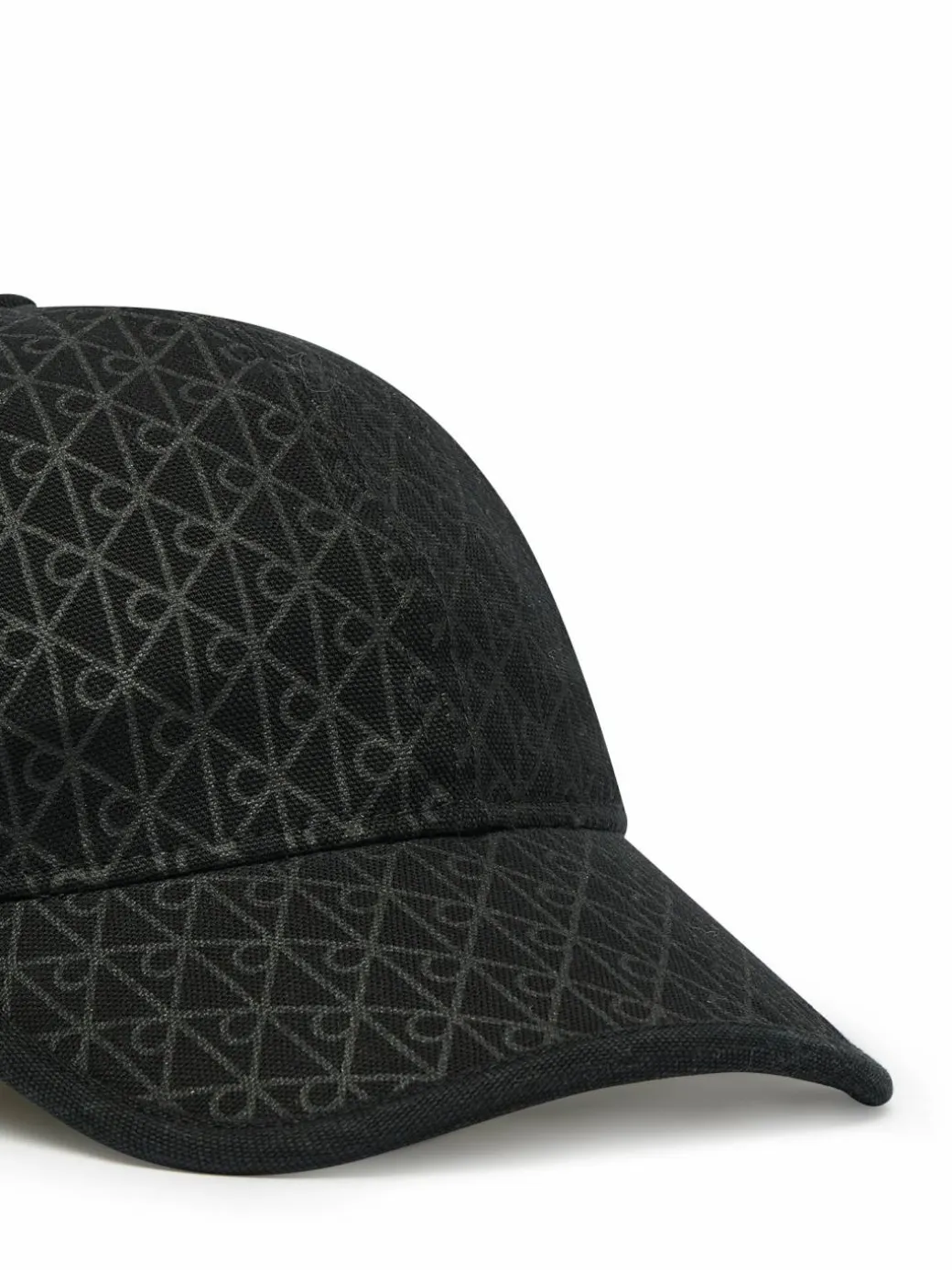 Cappellino Emblem Print W Leather Patch Cap LV04D5029G Nero